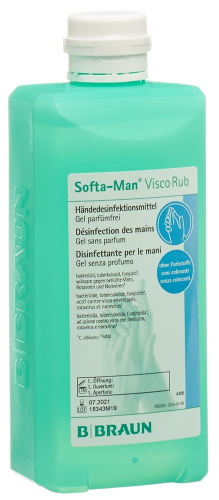 Softa-Man ViscoRub Händedesinfektion alkoholisch Fl 500 ml