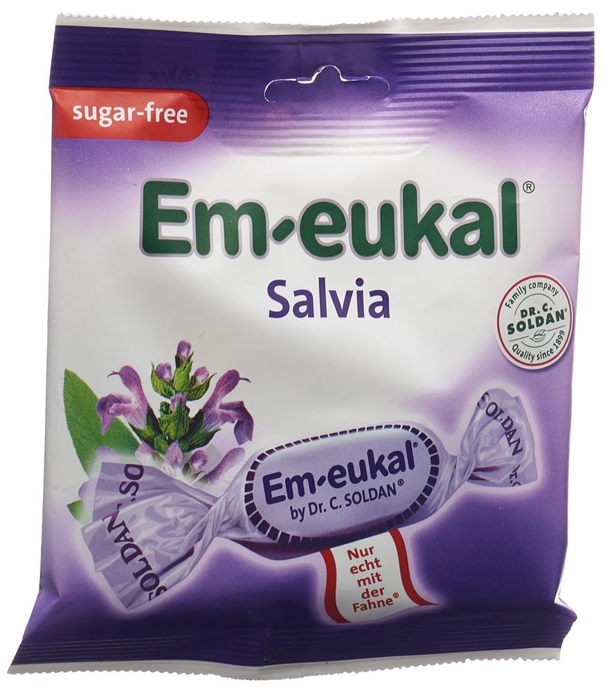 Soldan Em-Eukal Salvia Zuckerfrei Beutel 50 G