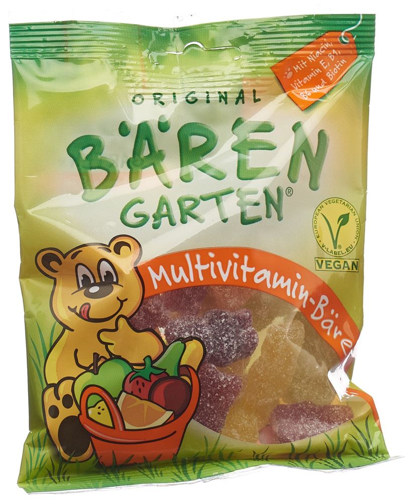 Soldan Original Bärengarten Vegane Multivitamin-Bären Beutel 125 G