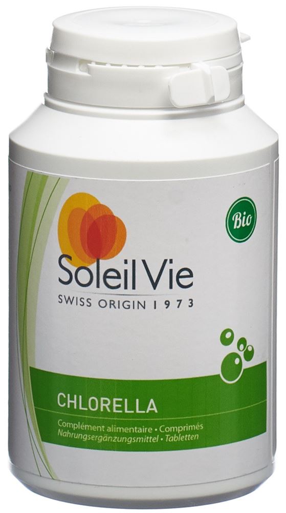 Soleil Vie Bio Chlorella Pyrenoidosa Tabletten 250 Mg Süsswasseralge 300 Stück