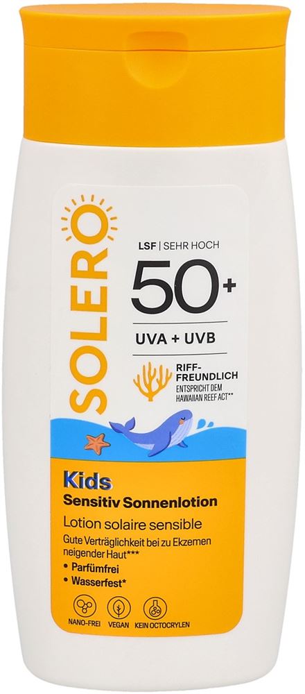 Solero Kids Sensitiv Sonnenlotion Spf50+ 200 ml
