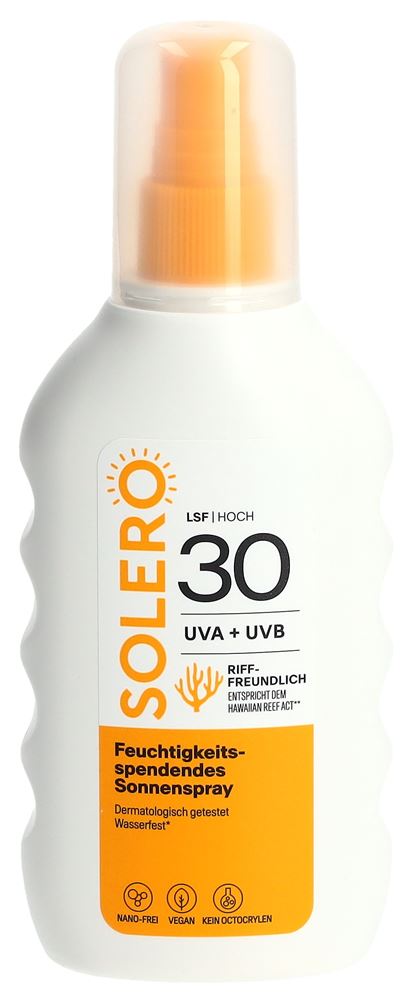 Solero Sonnenspray feuchtigkeitsspendend Spf30 200 ml