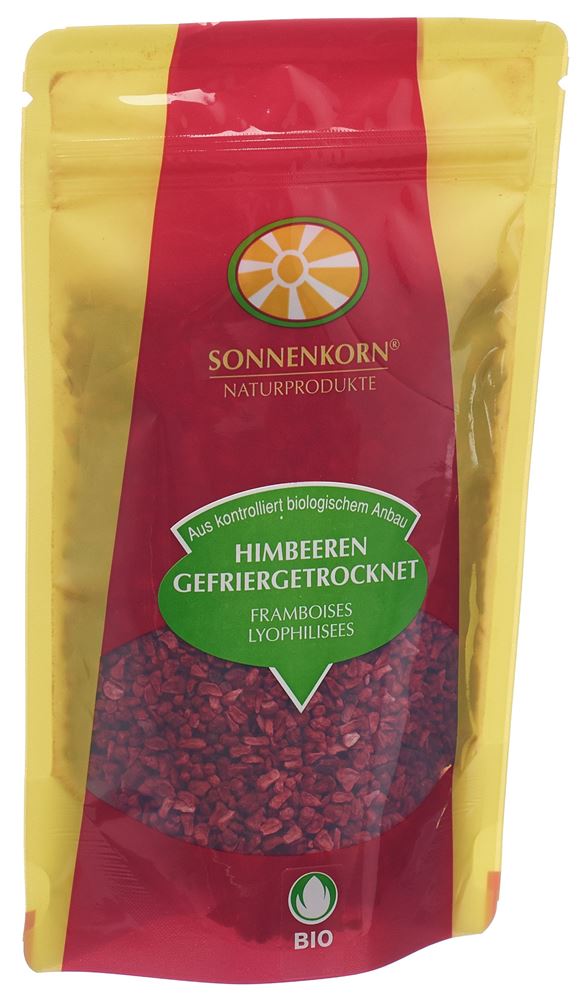 Sonnenkorn Himbeeren gefriergetrocknet Bio Knospe 40 g