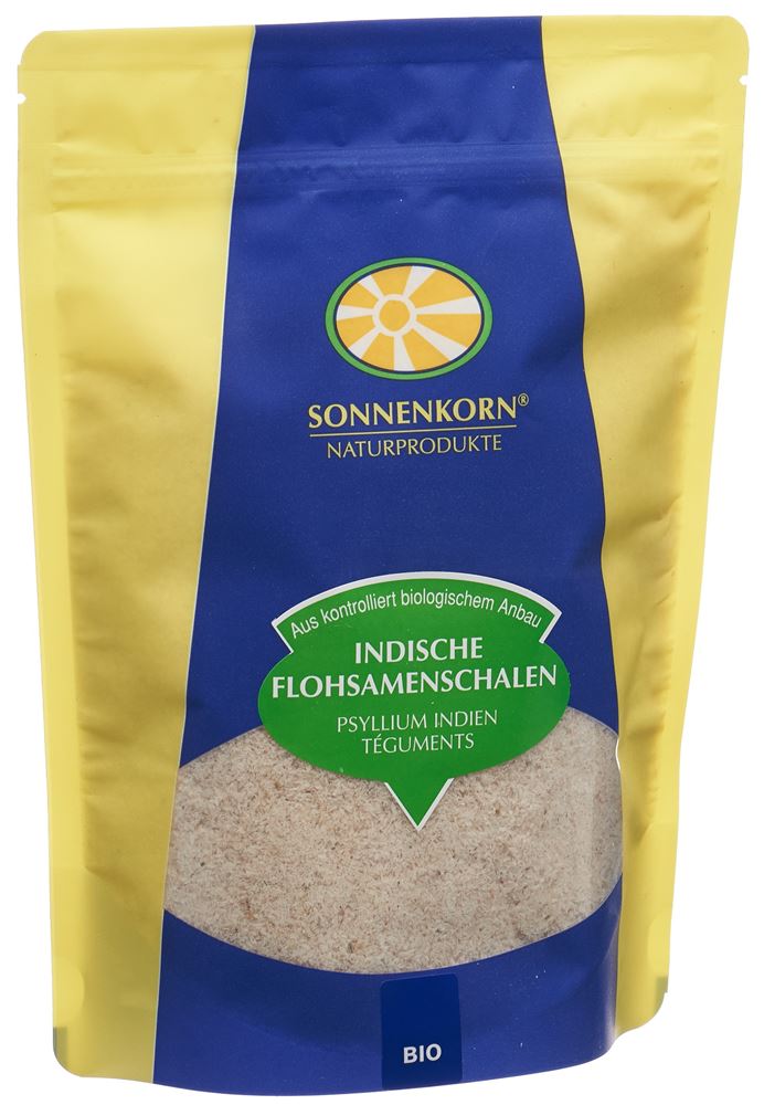 Sonnenkorn Indische Flohsamenschalen Bio 99% rein 220 g