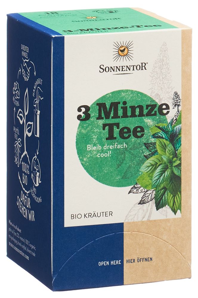 Sonnentor 3-Minze-Tee BIO Btl 18 Stk