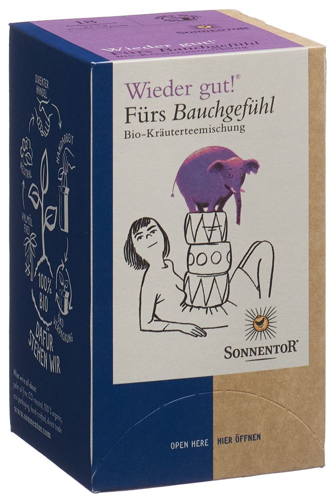 Sonnentor Bauchgefühl Tee BIO Btl 18 Stk