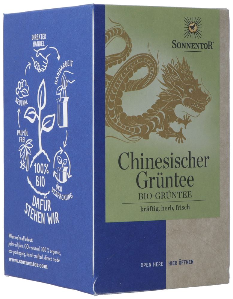 Sonnentor Chinesischer Grüntee Beutel 18 Stück