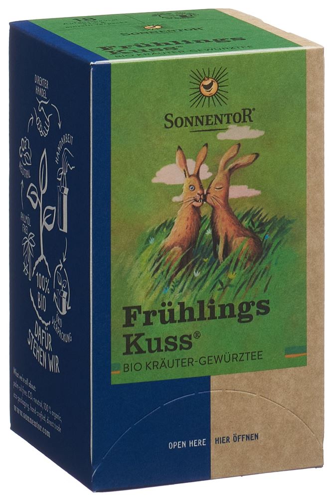 Sonnentor Frühlingskuss Tee Beutel 18 Stück