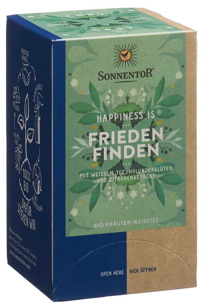 Sonnentor Happiness Is Frieden Finden Tee Beutel 18 Stück