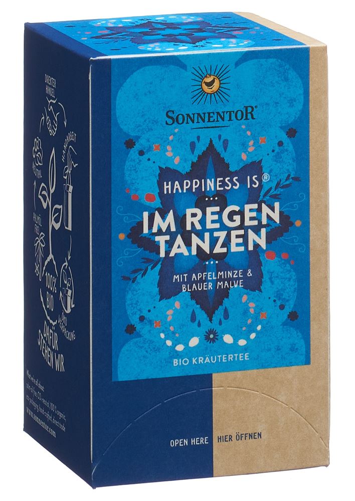 Sonnentor Happiness is Im Regen tanzen Tee BIO Btl 18 Stk