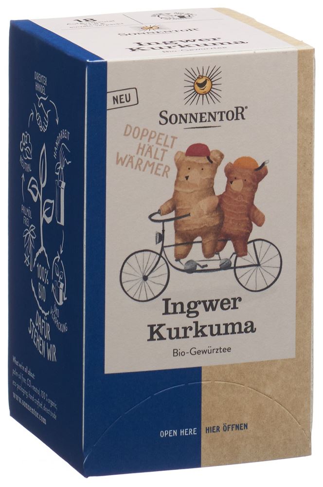 Sonnentor Ingwer Kurkuma Tee BIO Btl 18 Stk