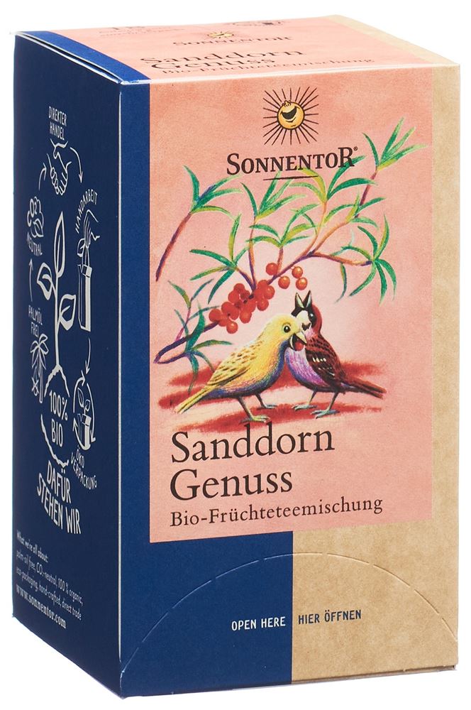 Sonnentor Sanddorn Genuss Tee BIO Btl 18 Stk