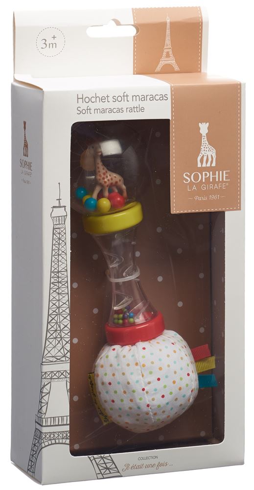 Sophie la girafe Rassel soft maracas