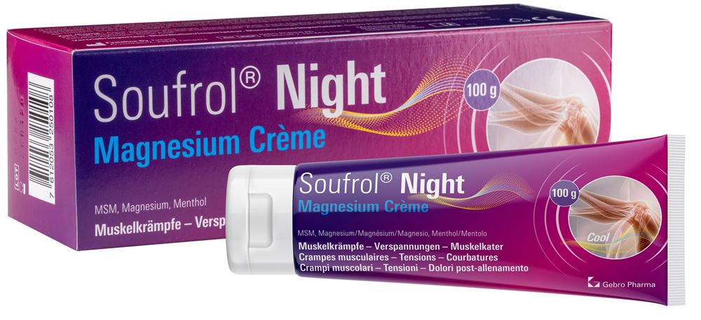 Soufrol Night Magnesium Creme Tb 100 g