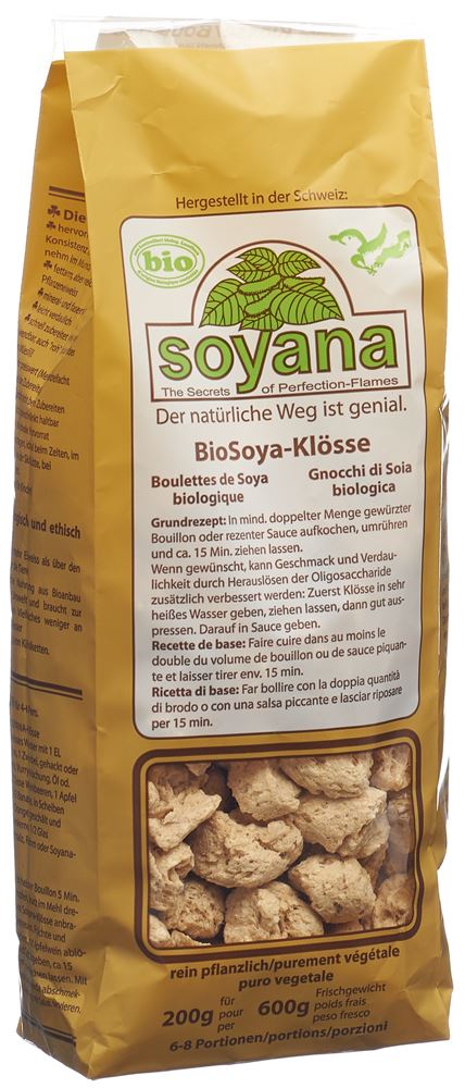 Soyana Soya Eiweiss Klösse Bio naturfarben 200 g