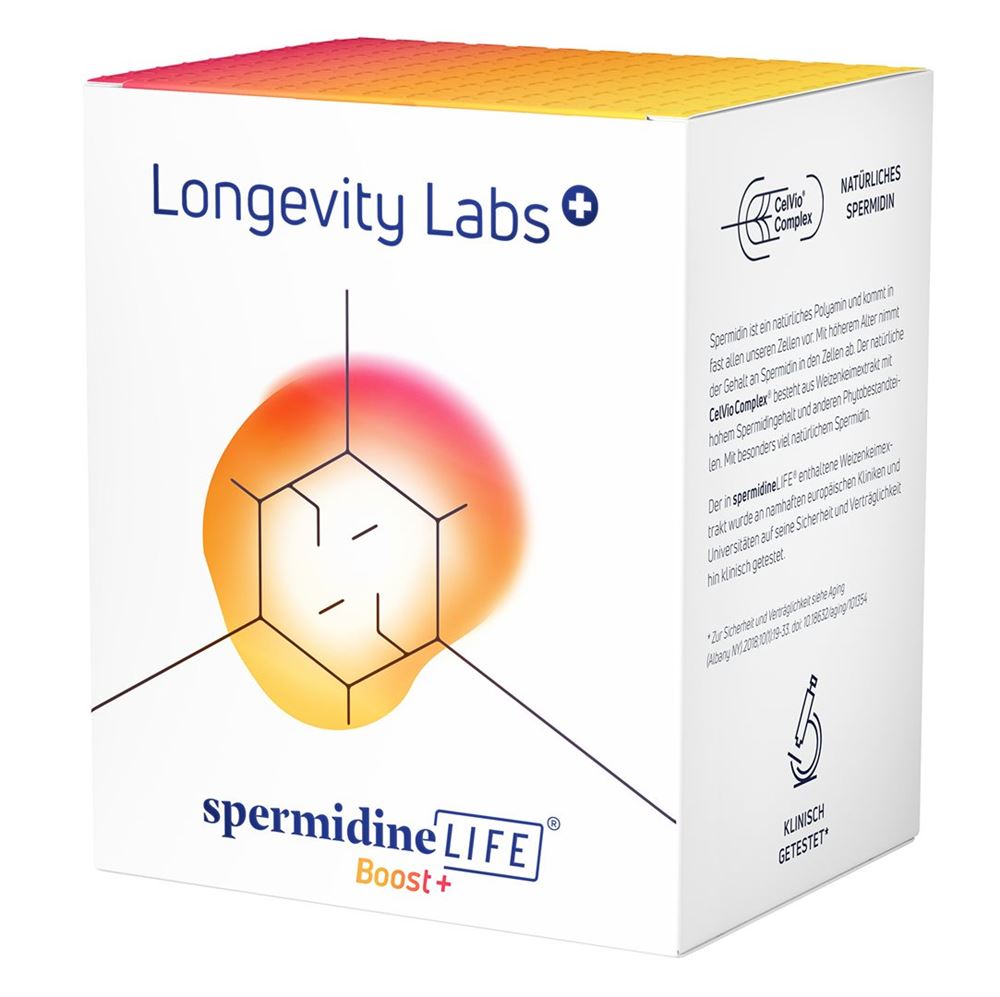 spermidineLIFE Boost+ 3 mg natürliches Spermidin 30 Stk