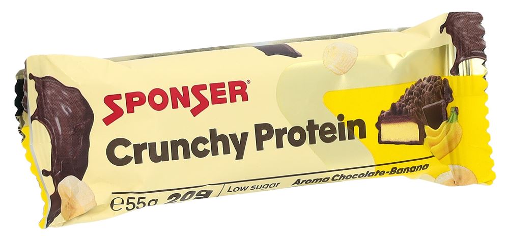 Sponser Crunchy Protein Riegel Chocolate Banana Btl 55 g