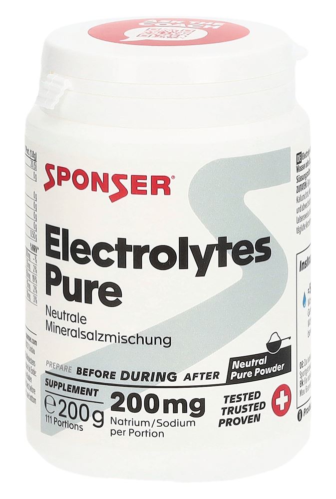 Sponser Electrolytes Plv Pure Ds 200 g