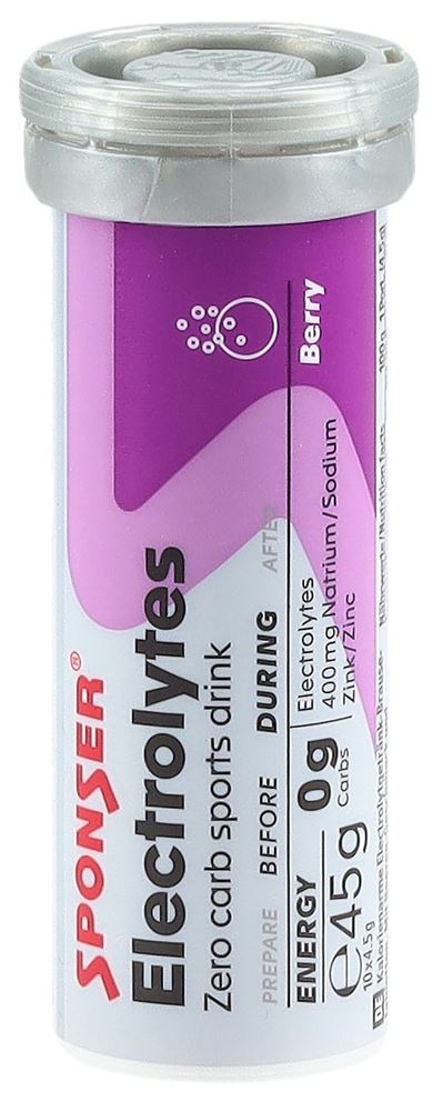 Sponser Electrolytes Tabs Berry 10 Stk