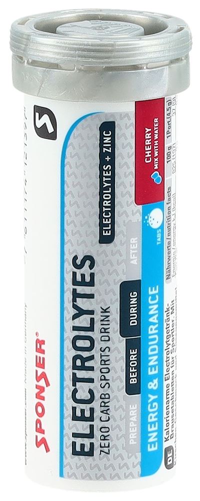 Sponser Electrolytes Tabs Cherry 10 Stk