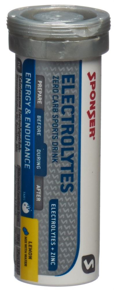 Sponser Electrolytes Tabs Lemon 10 Stk