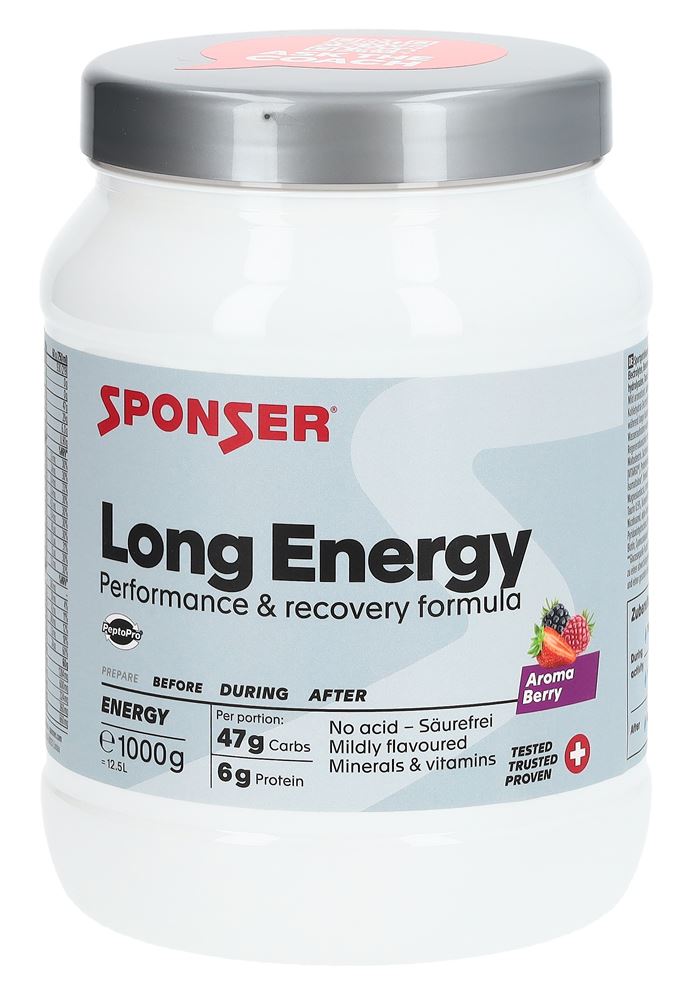Sponser Long Energy Plv Berry 1000 g