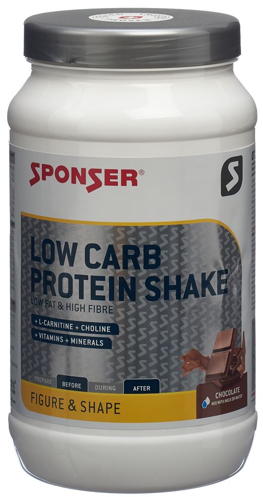 Sponser Low Carb Protein Shake Chocolate 550 g