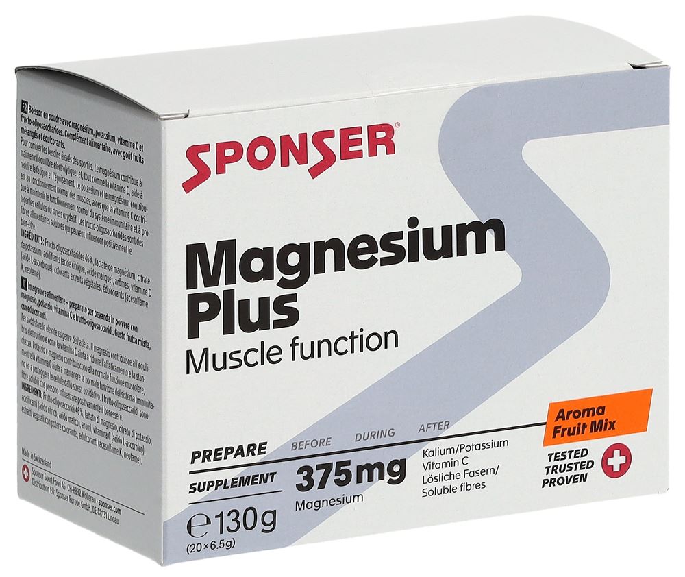 Sponser Magnesium Plus Fruit Mix 20 Beutel 6.5 G
