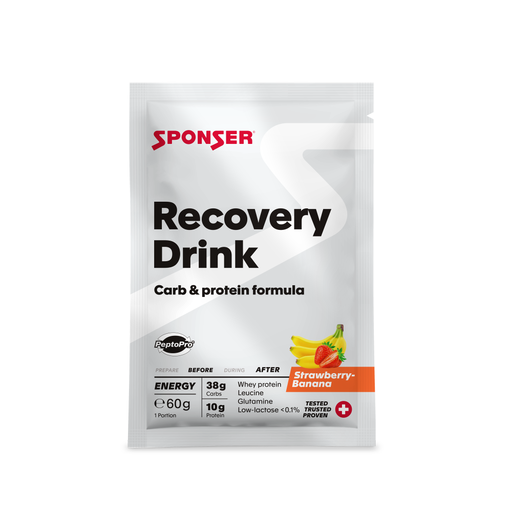 Sponser Recovery Drink Strawberry-Banana Btl 60 g