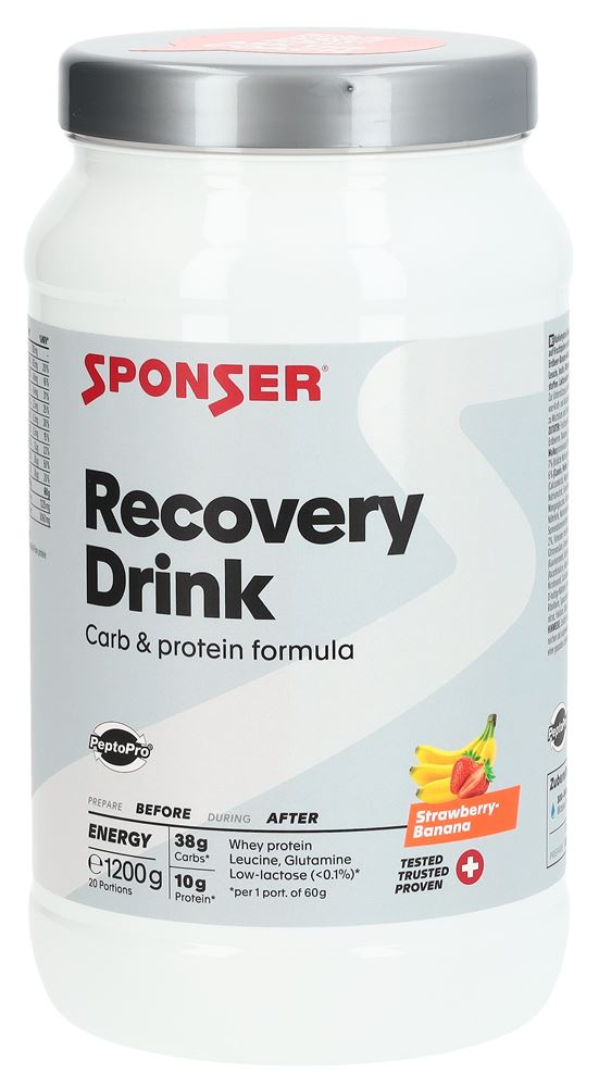Sponser Recovery Drink Strawberry-Banana Ds 1200 g