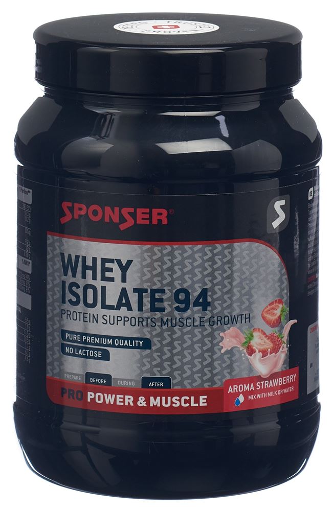 Sponser Whey Isolate 94 Strawberry Ds 425 g