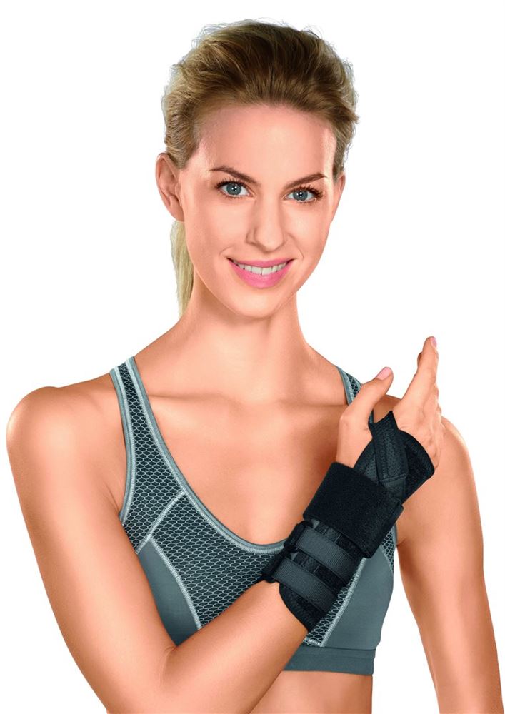 Sporlastic Manu Hit S 18cm links schwarz