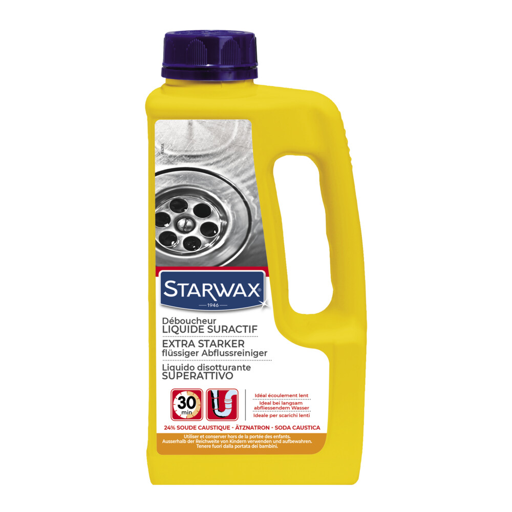 Starwax Abflussreiniger Flüssig extra stark Fl 1 lt