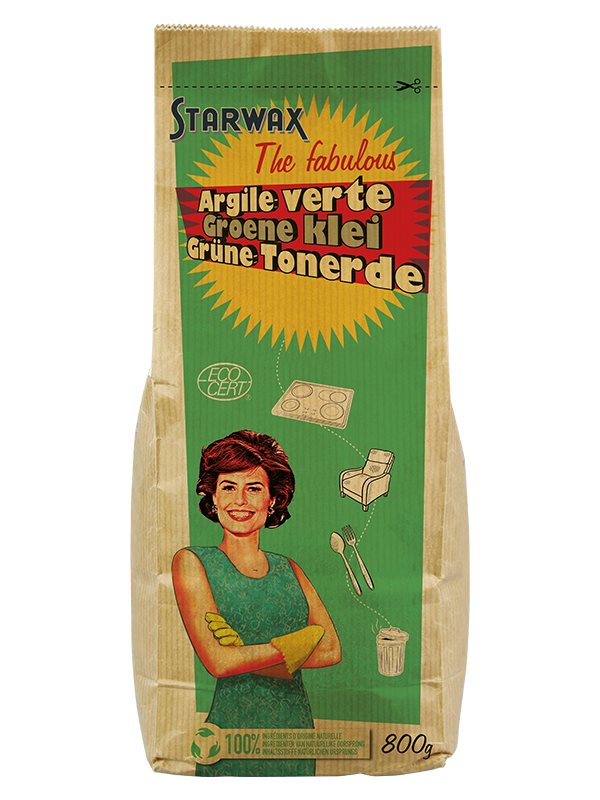 Starwax the fabulous Grüne Tonerde Btl 800 g