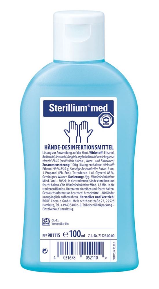 Sterillium med Händedesinfektion CH 100 ml