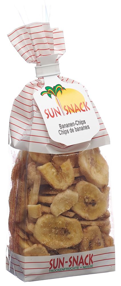 Sun Snack Bananen-Chips Beutel 120 G