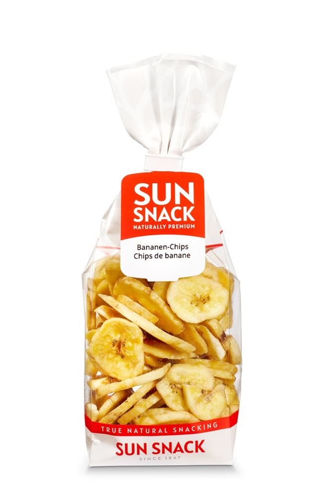 Sun Snack Bananen-Chips Beutel 120 G