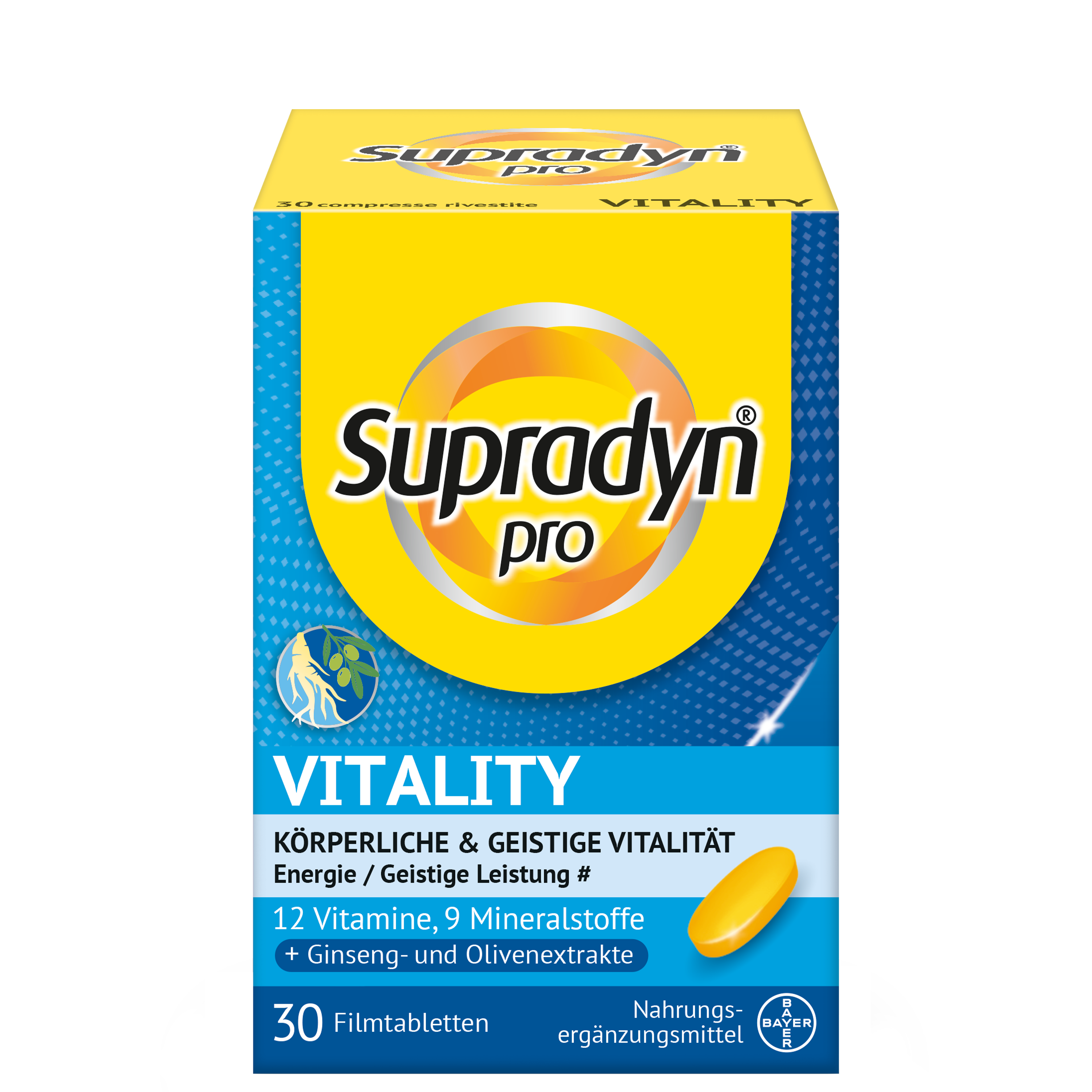 Supradyn pro Vitality Filmtabl Ds 30 Stk