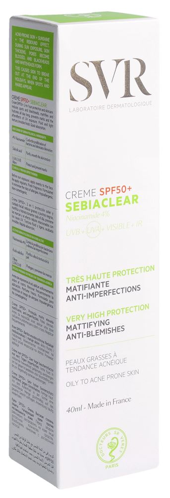 SVR Sebiaclear Crème Spf50+ 40 ml