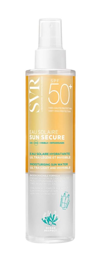 SVR SUN Secure Eau Solaire Spf50+ 200 ml
