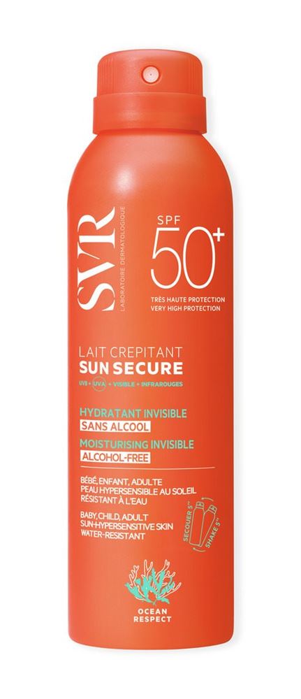 SVR SUN Secure Milch Crépitant Spf50+ 200 ml