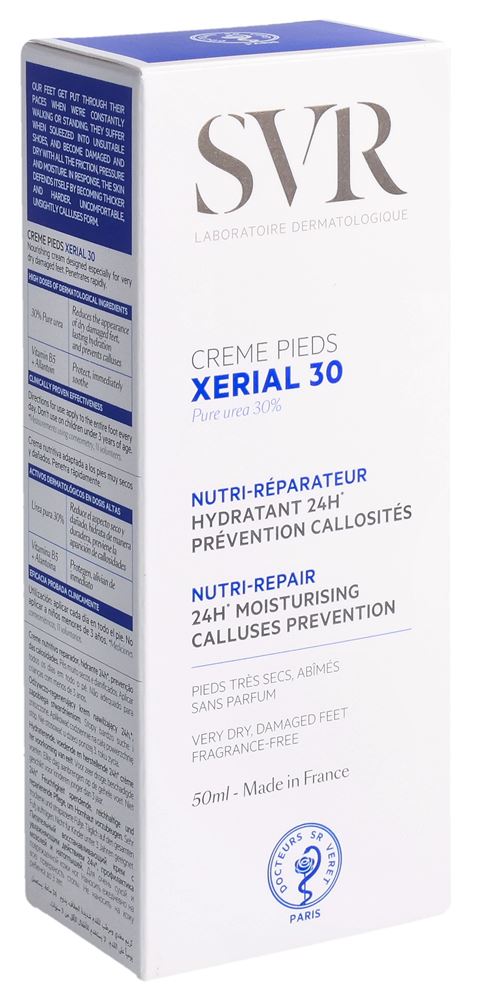 SVR Xerial 30 Crème Pieds 50 ml