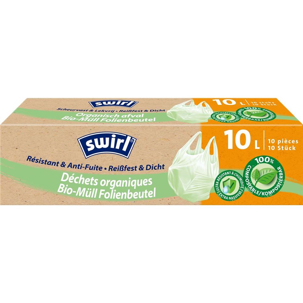 Swirl Bio-Müll Folienbeutel 10l Bio 10 Stk