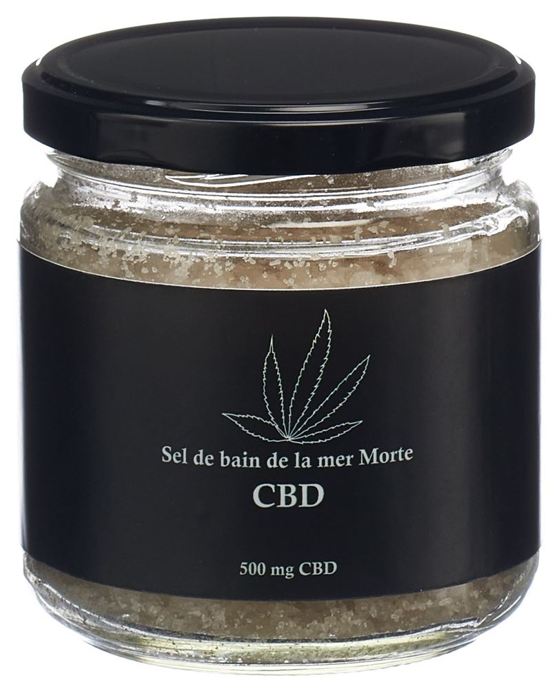 Swiss DermaCosmetics CBD Badesalz vom Toten Meer 350 g