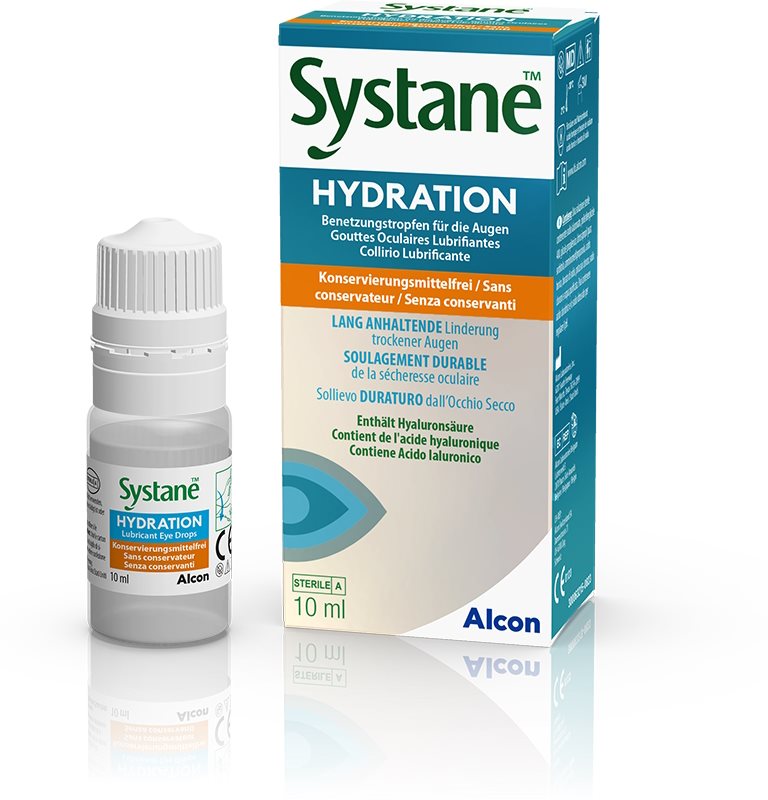 Systane Hydration Benetzungstropfen ohne Konservierungsmittel Fl 10 ml