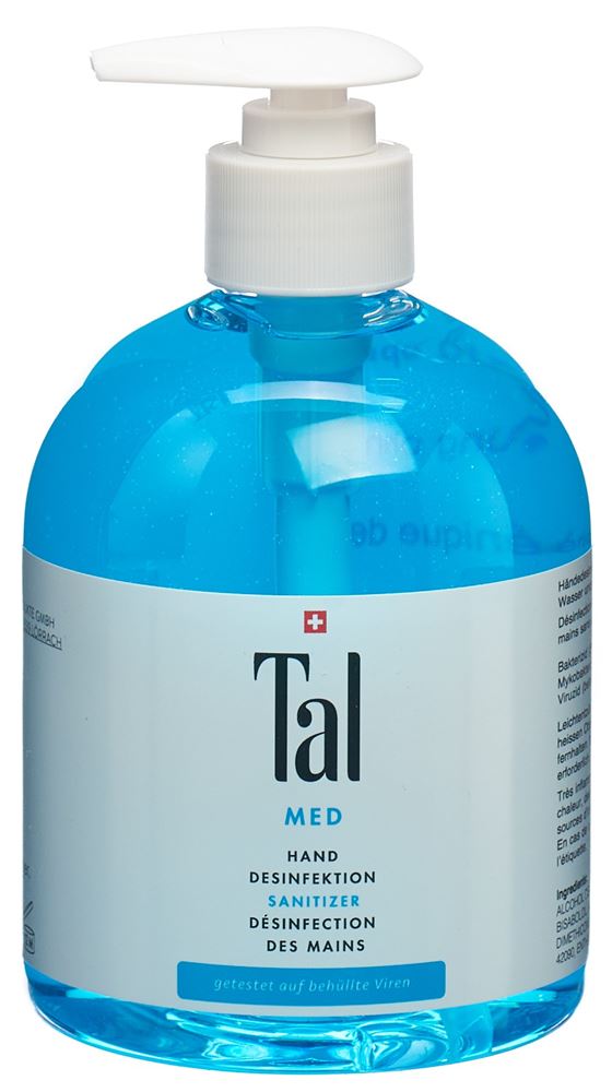 Tal Med Hand Desinfektion Sanitizer Disp 500 ml