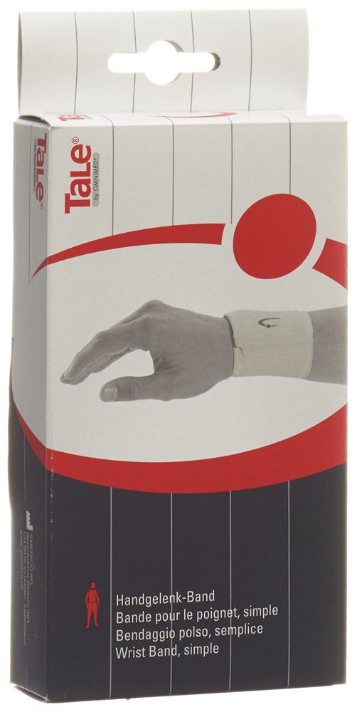 Tale Handgelenk Bandage Velcro 7.5cm weiss