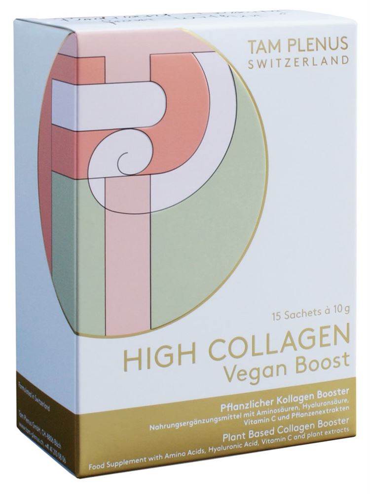 TAM Plenus High Collagen Vegan Boost Pflanzlicher Kollagen Drink Btl 15 Stk
