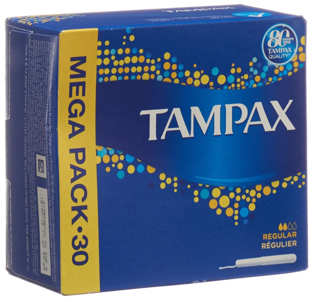 Tampax Tampons Regular 30 Stk