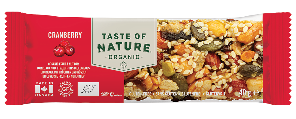 Taste of Nature Riegel Cranberry 40 g